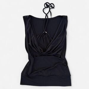 A.Byer Vintage Y2K Slinky Stretch Clubbing Halter Top